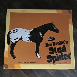 Vintage Breyer Horse #66 James Brolin’s Stud Spider Black Blanket Appaloosa